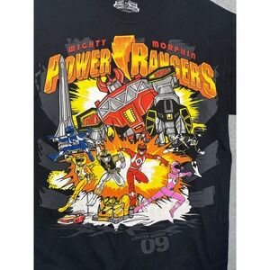 Mighty Morphin Power Rangers Limited Series 09‎ Black T Shirt Men's Medium